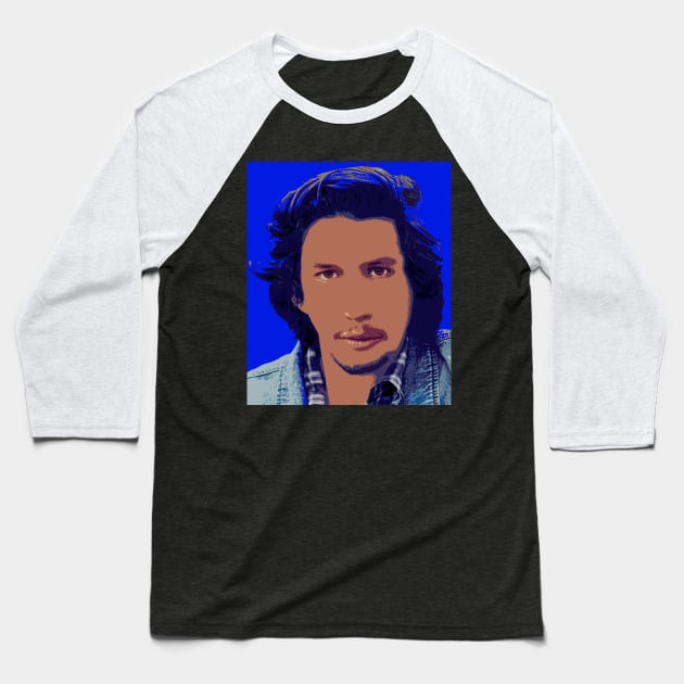 adam driver Baseball T-Shirt by oryan80